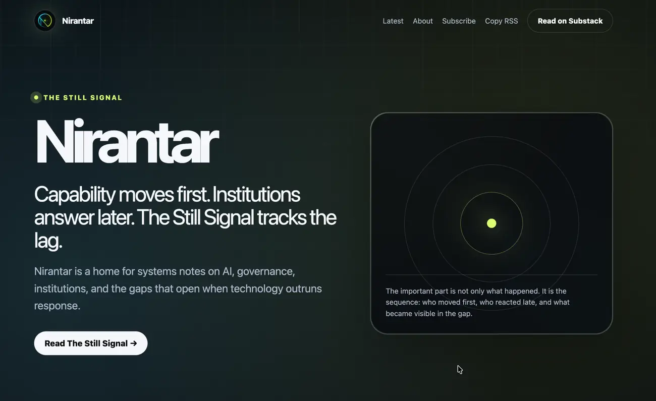 Nirantar Still Signal screenshot